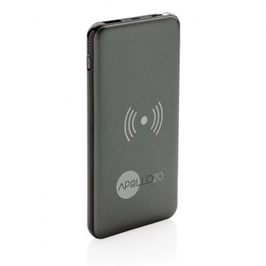Logo trade promotional products image of: 10.000 mAh Fast Charging 10W Wireless Powerbank with PD